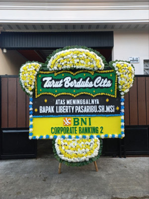 Papan Bunga Duka di Bojonegoro