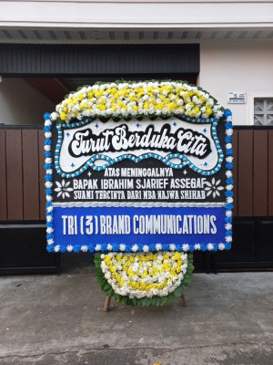 Papan Bunga Duka di Bojonegoro